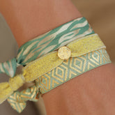 Ibiza elastiekjes Olive globe